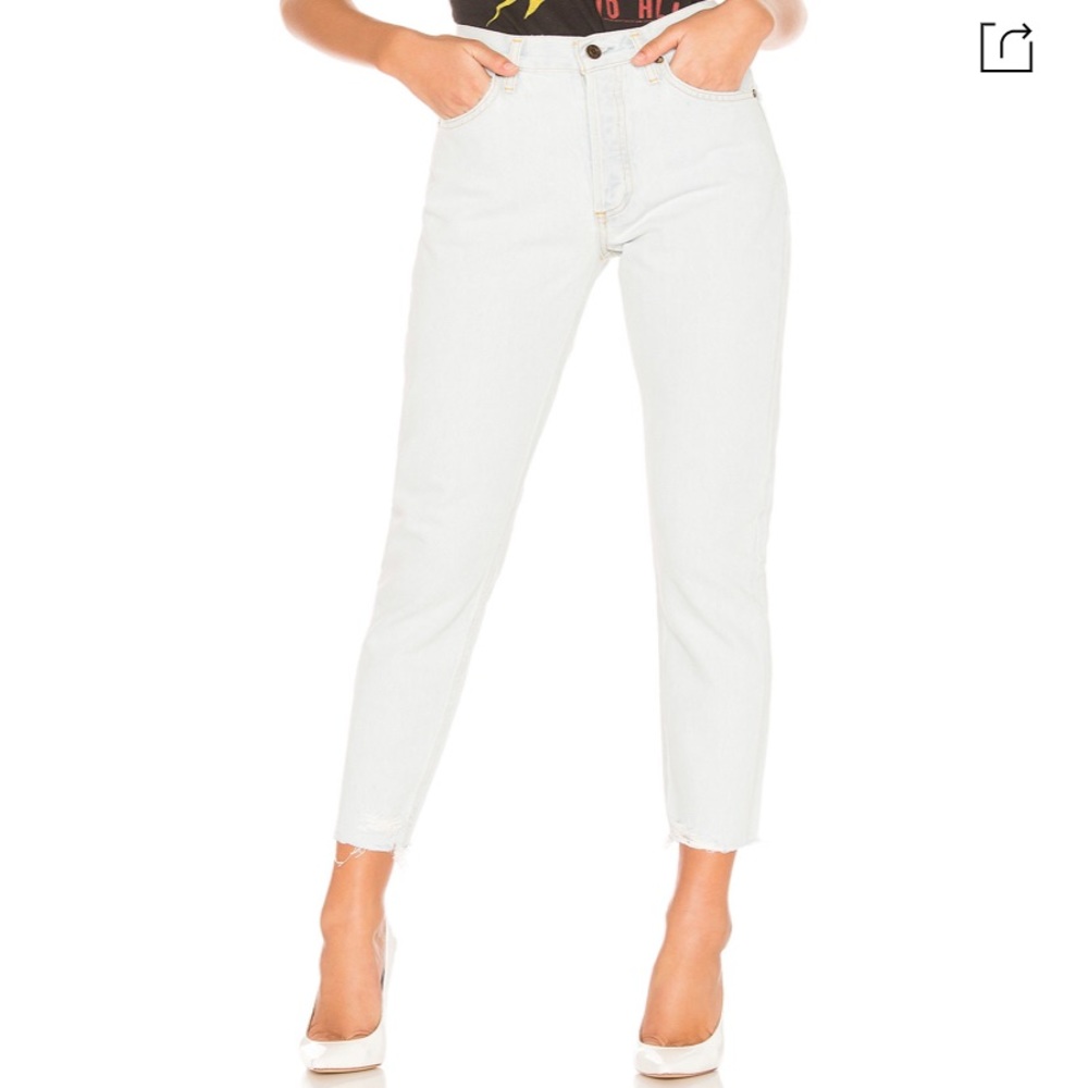 AGOLDE light wash denim jeans